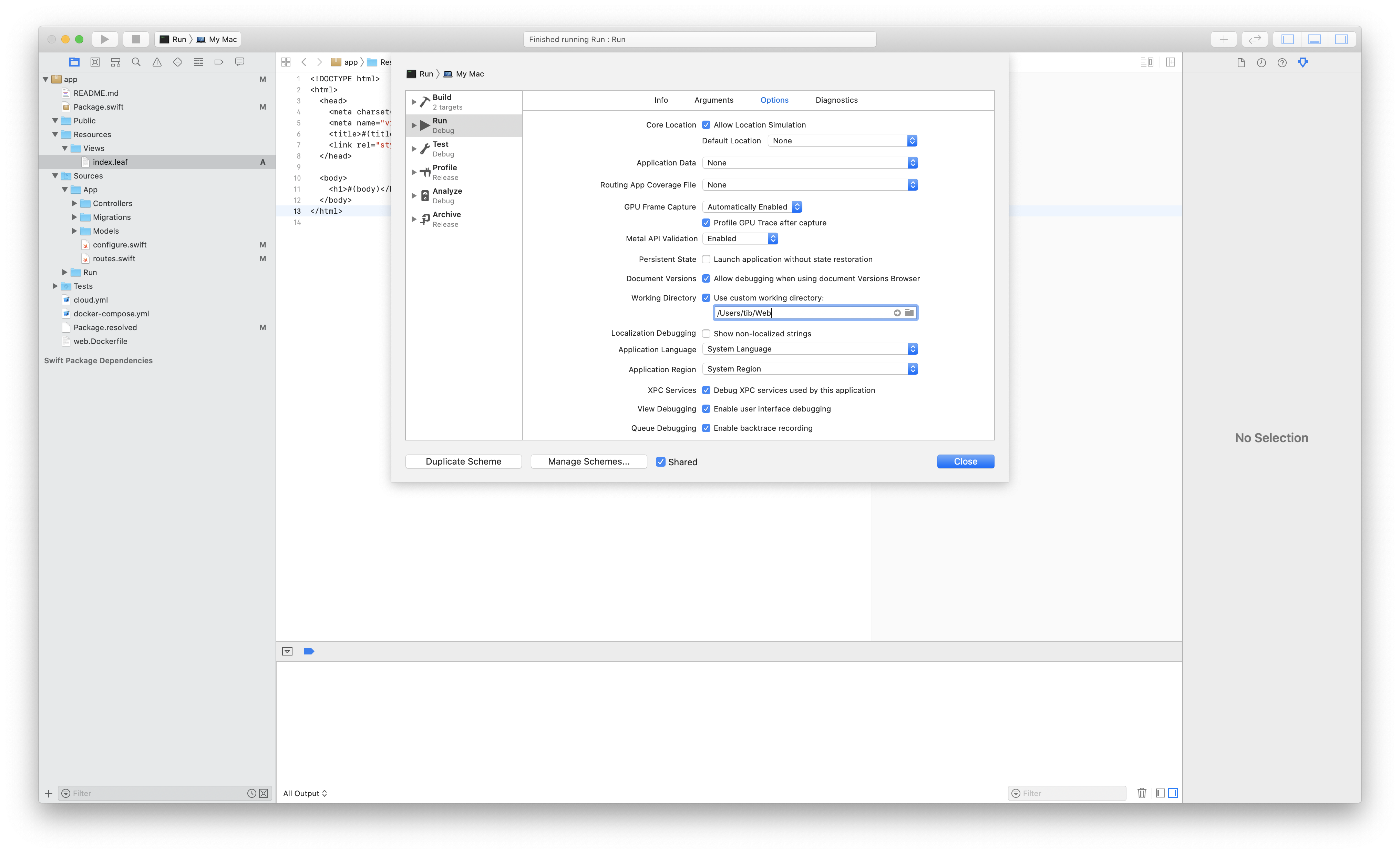 The right way to create your first web site utilizing Vapor 4 and Leaf?